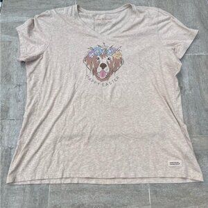 Life is Good v neck shirt